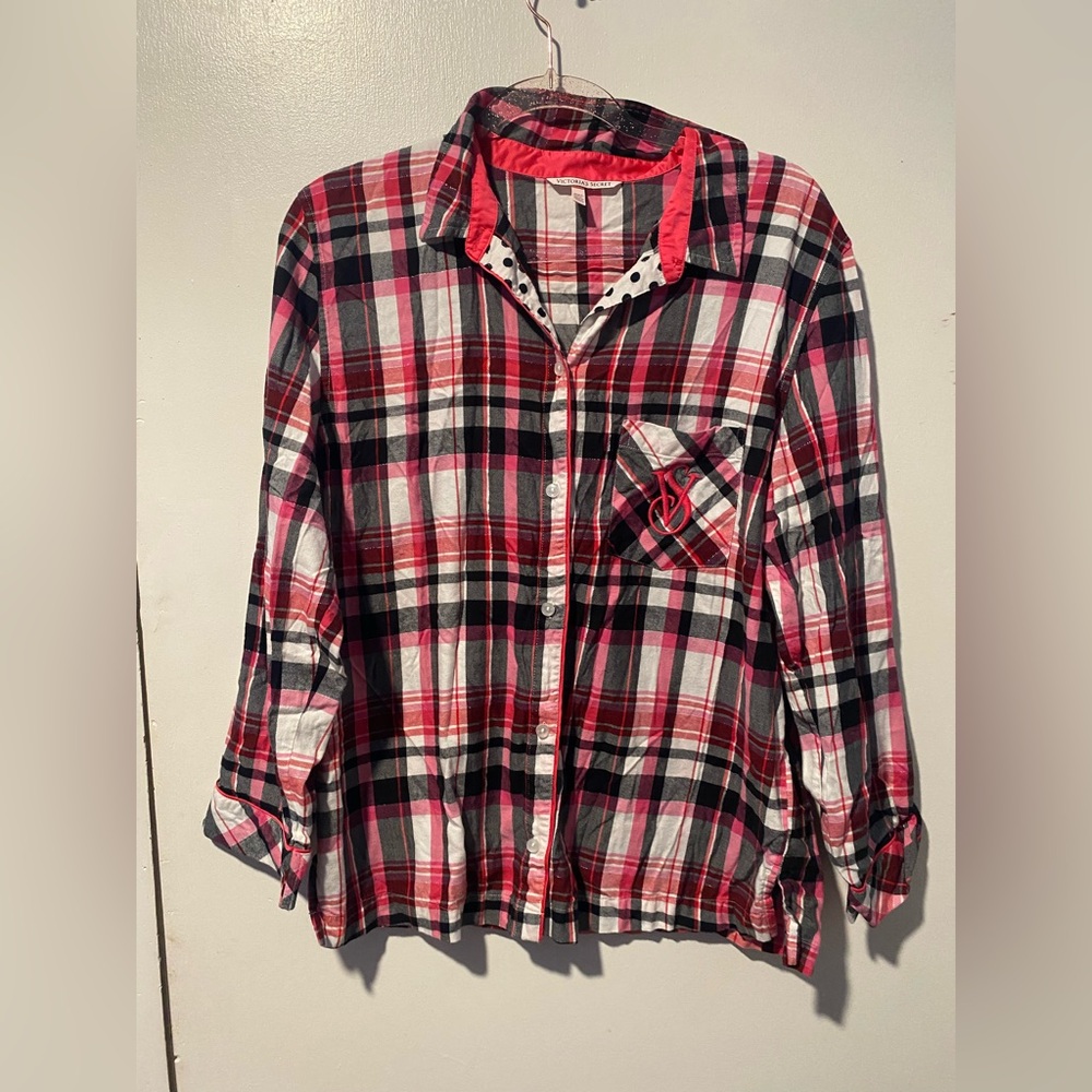 Victoria Secret plaid pajama SET